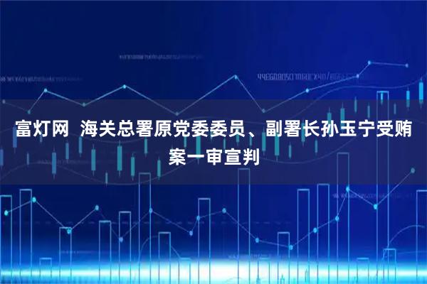 富灯网  海关总署原党委委员、副署长孙玉宁受贿案一审宣判