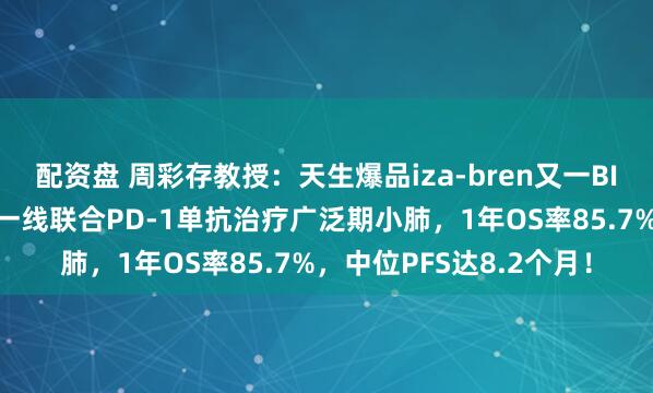 配资盘 周彩存教授：天生爆品iza-bren又一BIC疗效数据重磅公布：一线联合PD-1单抗治疗广泛期小肺，1年OS率85.7%，中位PFS达8.2个月！